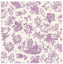 Load image into Gallery viewer, Lilac Peacock Cocktail Napkin