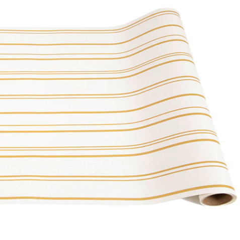 Antique Gold Striped Runner