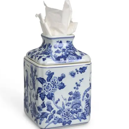 Porcelain Tissue Box