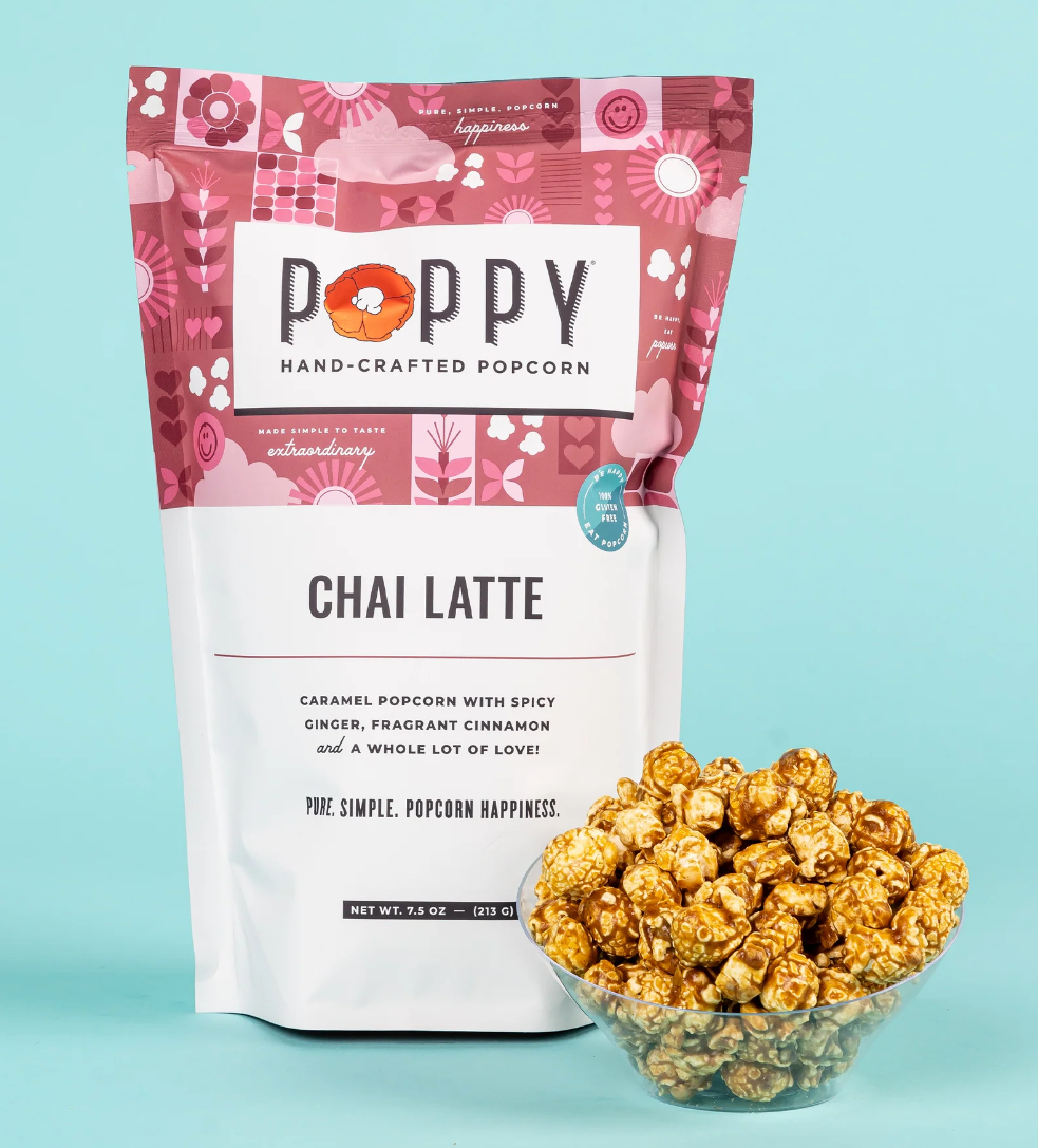 Chai Latte Poppy Popcorn