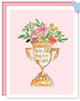 World's Best Mom Trophy Card