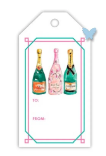 Champagne Gift Tag