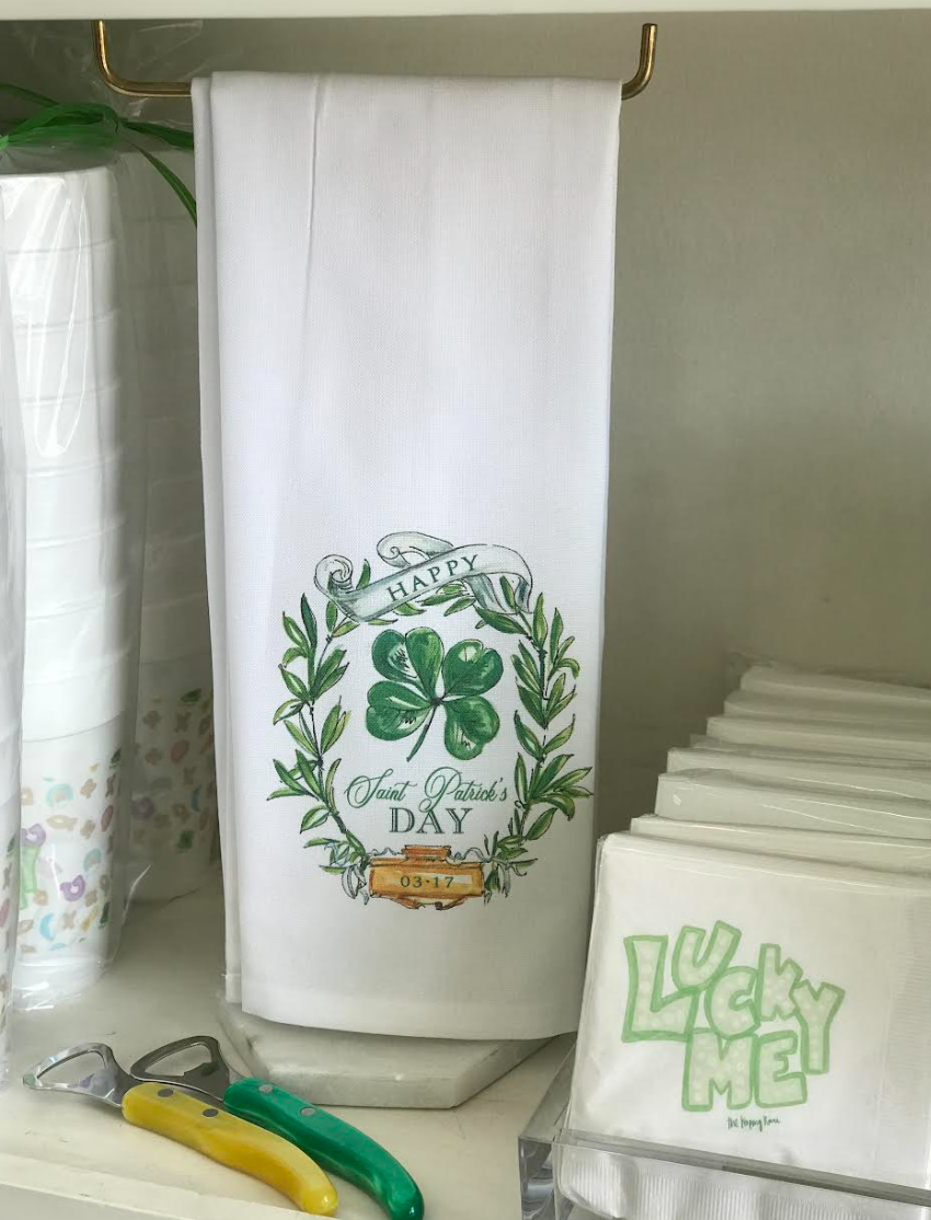 St. Patrick's Day Tea Towel