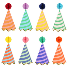 Load image into Gallery viewer, Stripe Party Hats