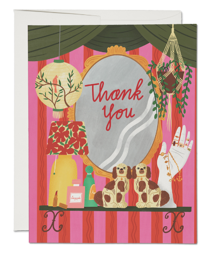 Mirror Thank You Card