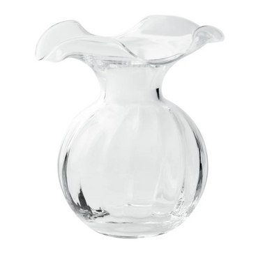Vietri Hibiscus Clear Vase - Small