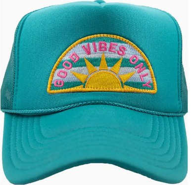 Good Vibes Only Patch Foam Trucker Hat