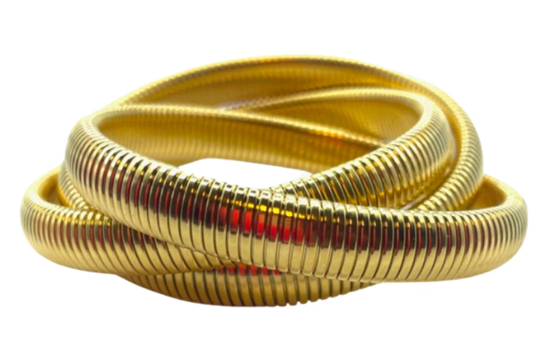 Gold Twisted Cobra Bracelet