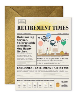 Retirement Times Card