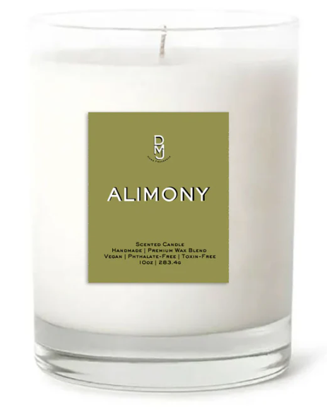 Alimony Candle