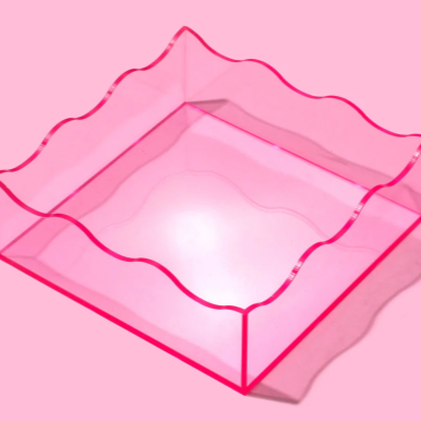 Pink Wavy Tray