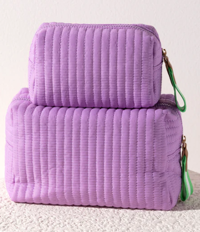 Lilac Cosmetic Pouch