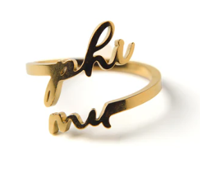 Adjustable Sorority Ring