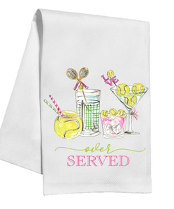 Over Served Kitchen Towel