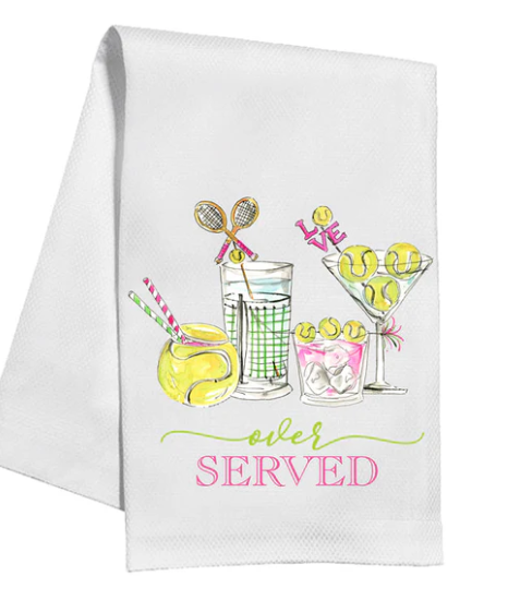 Over Served Kitchen Towel