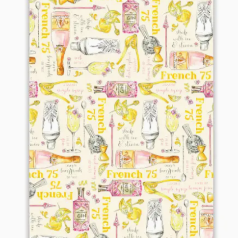 French 75 Wrapping Paper