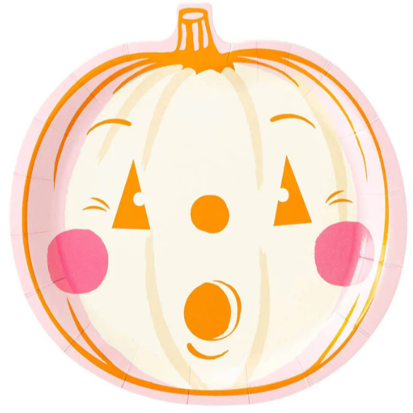 Pink Pumpkin Plate