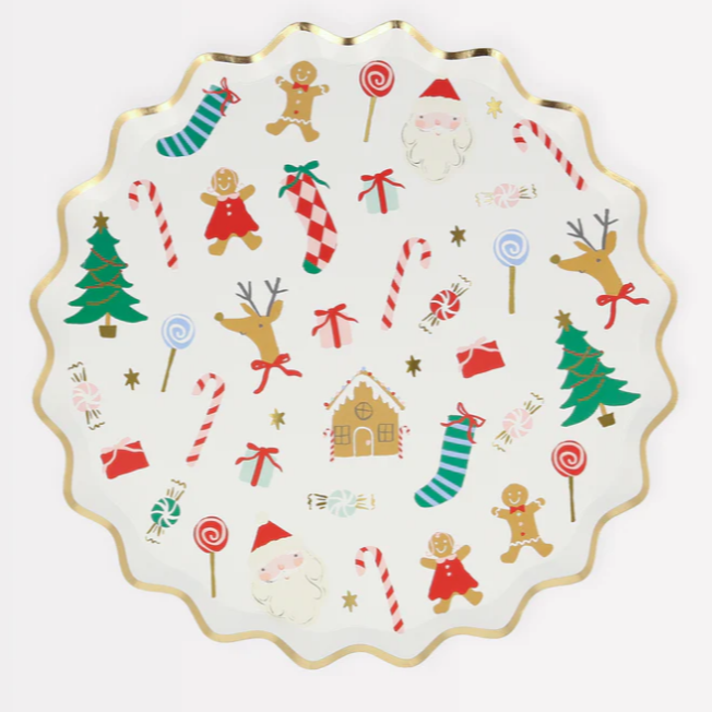 Jolly Christmas Side Plates