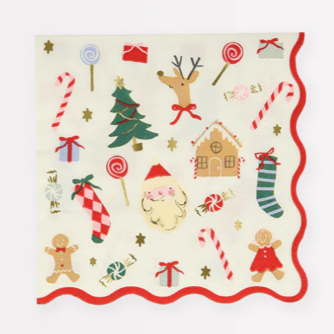 Jolly Christmas Small Napkins