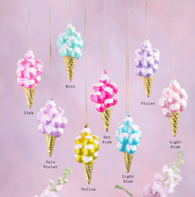 Ice Cream Cone Ornament