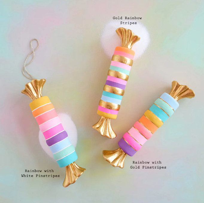 Rainbow Taffy Candy Display