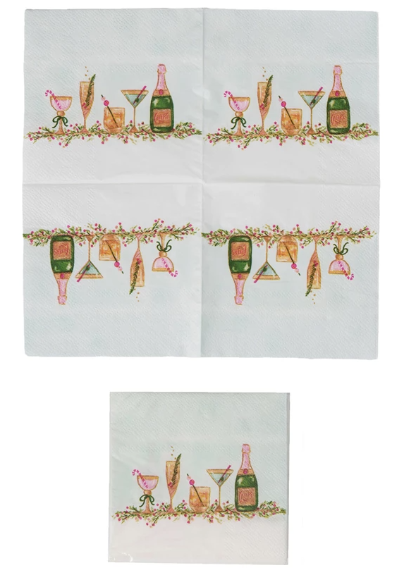 Holiday Spirits Cocktail Napkins