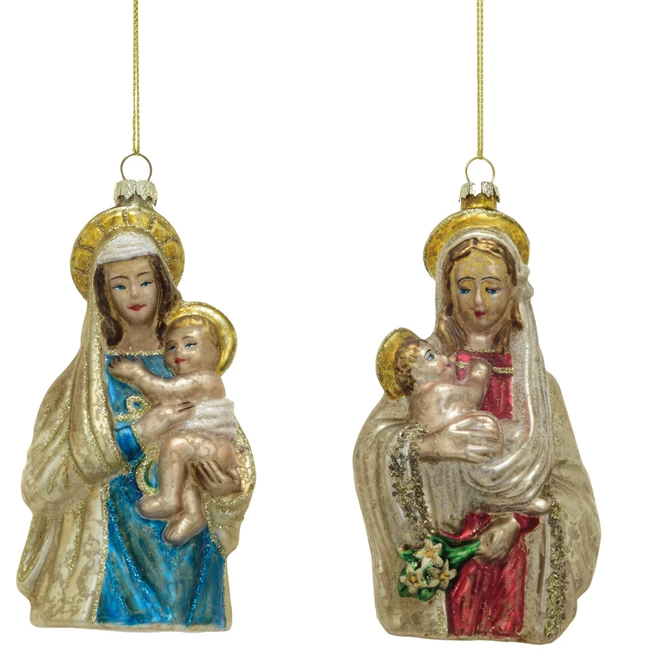 Virgin Mary and Child Ornament