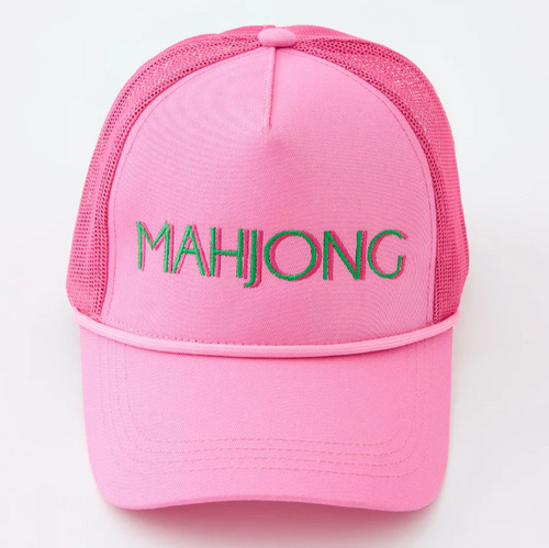 Pink Mahjong Hat