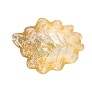 Glass Leaf Small Bowl