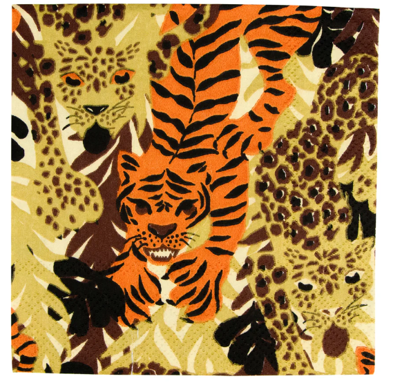 Wild Cats Cocktail Napkin