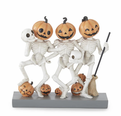 Dancing Jack-O-Lantern Skeletons