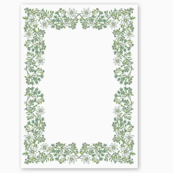 Green Garden Notepad