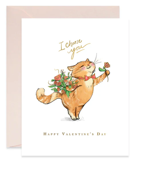 Cat Valentine Card