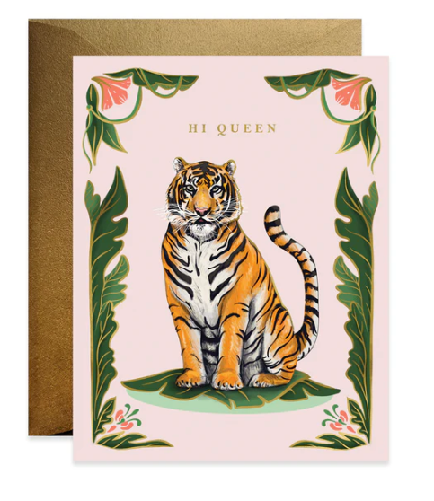 Hi Queen Card