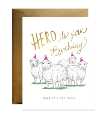 Herd Birthday Card