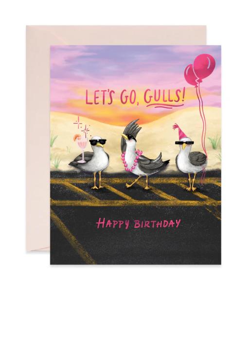 Let's Go Gulls Birthday Card