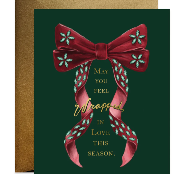 Wrapped In Love Holiday Card