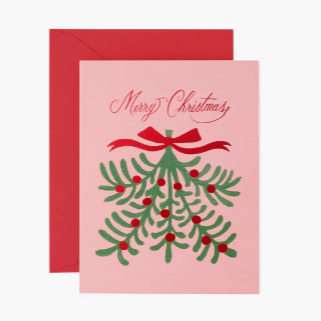 Merry Christmas Mistletoe Card