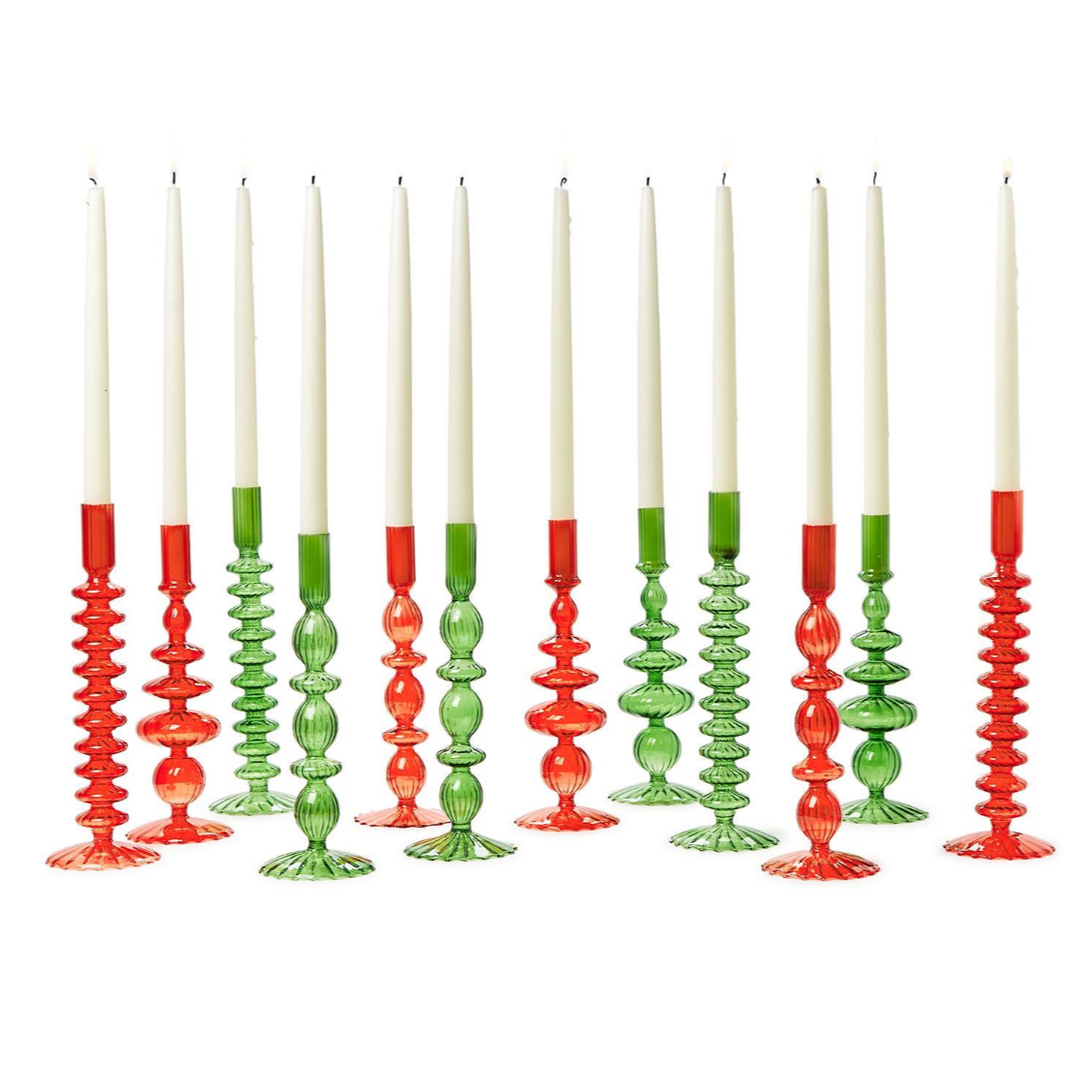 Glass Candlesticks