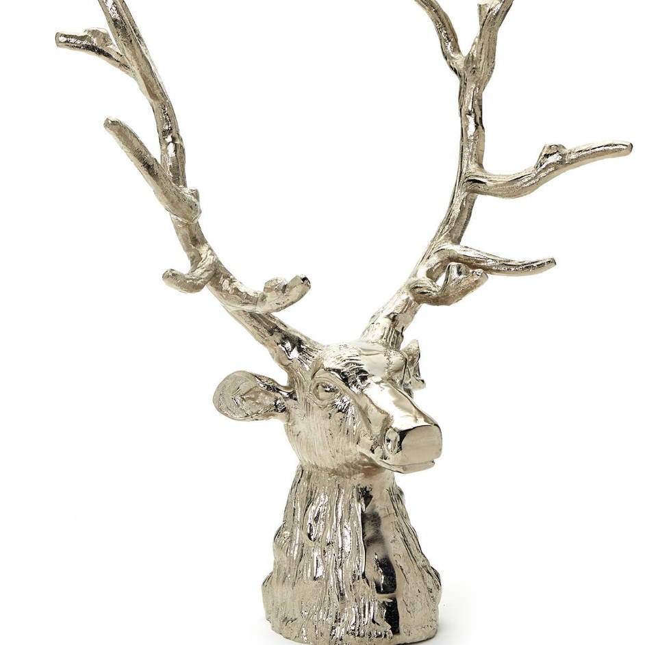 Silver Deer Head