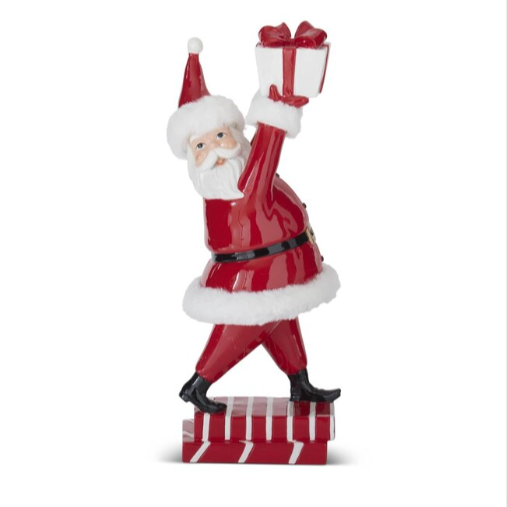 Santa Holding Gift