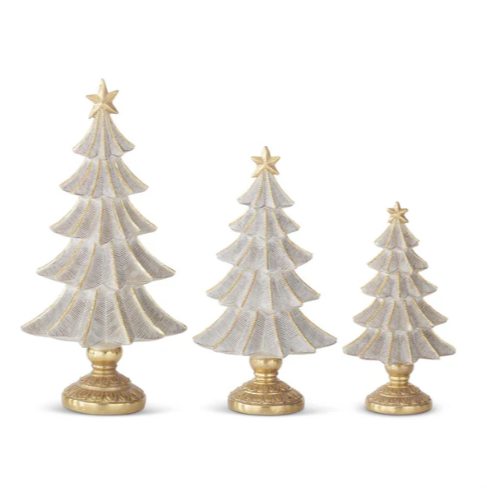 Gold Glitter Resin Christmas Tree