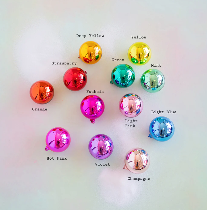 Rainbow Reflective Ball Ornament