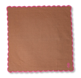 Pink Scallop Napkin Set