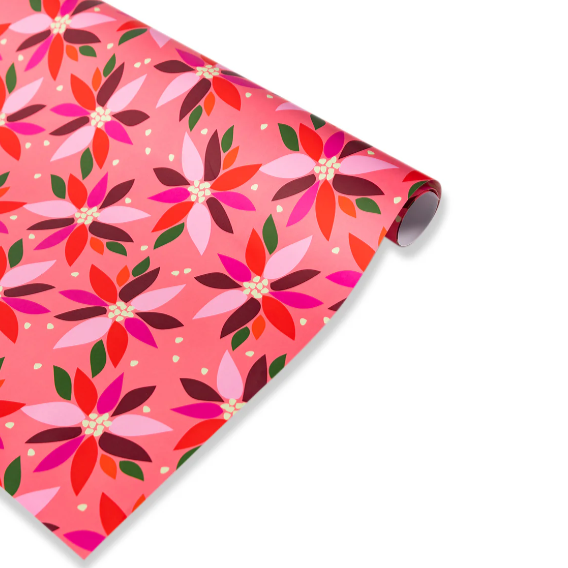 Poinsettia Wrapping Paper