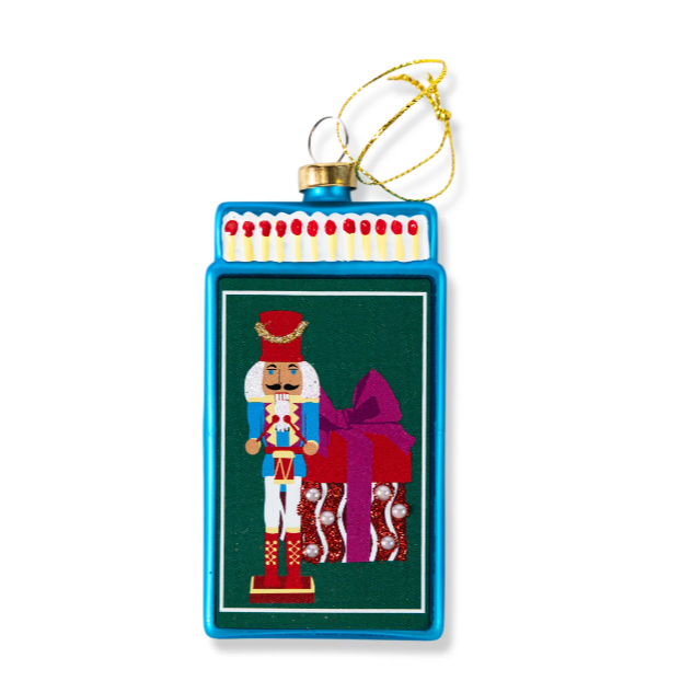 Matchbook Nutcracker Ornament