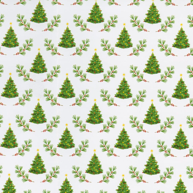 Little Christmas Trees Roll Wrap