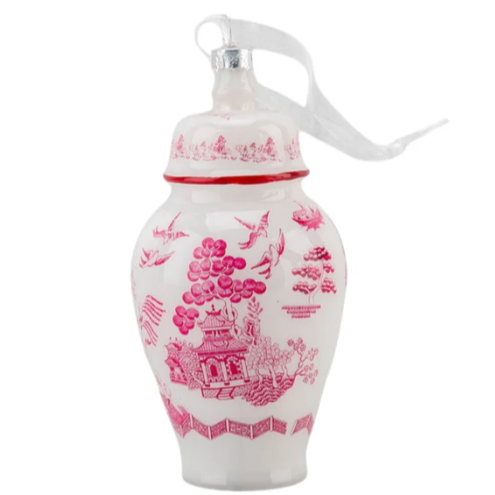 Pink Ginger Jar Ornament