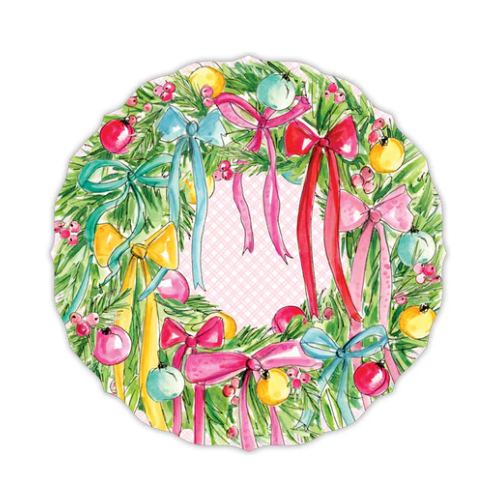 Bow Wreath Round Placemat