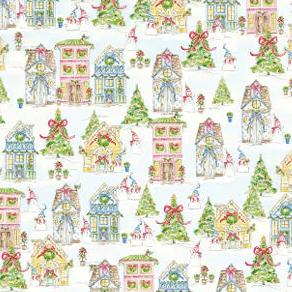 Snow Village Wrapping Paper